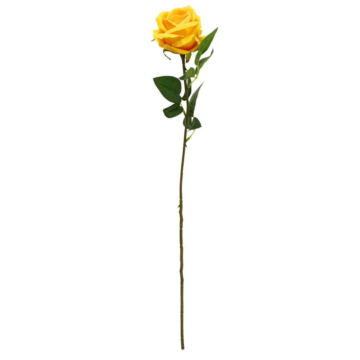 SZTUCZNE KWIATY - RÓŻA 62 CM ŻÓŁTA 4955
