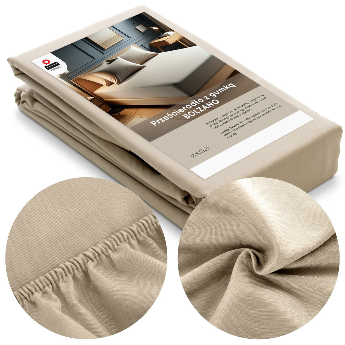 Prześcieradło 60 x 120 Z Gumką Bolzano 02