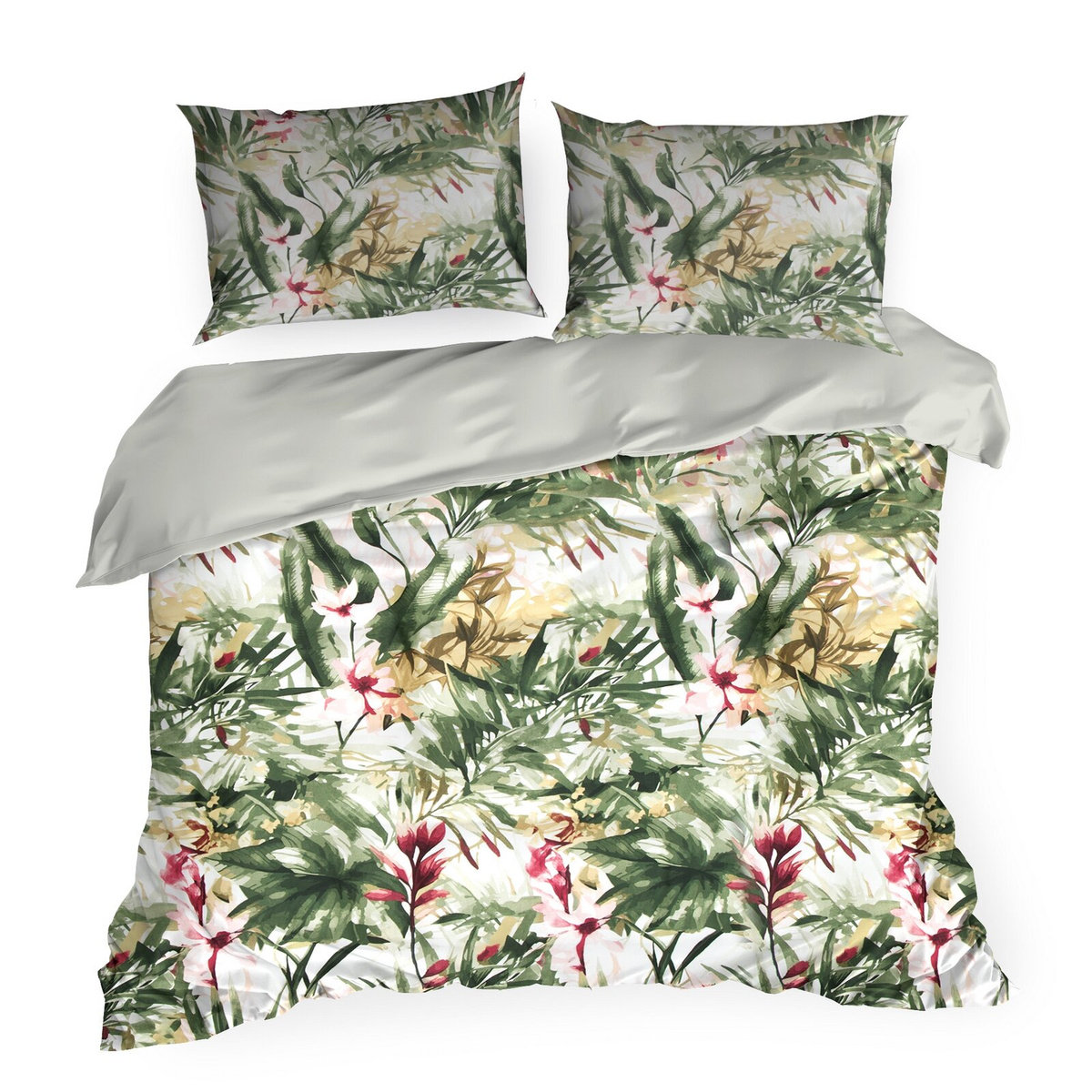 Pościel 220 x 200 3cz Satyna Bawełniana Spring 43