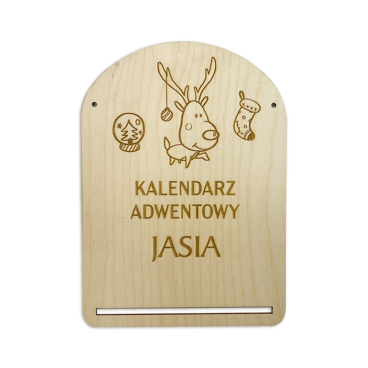 KALENDARZ ADWENTOWY z grawerem dla dziecka BAZA 04