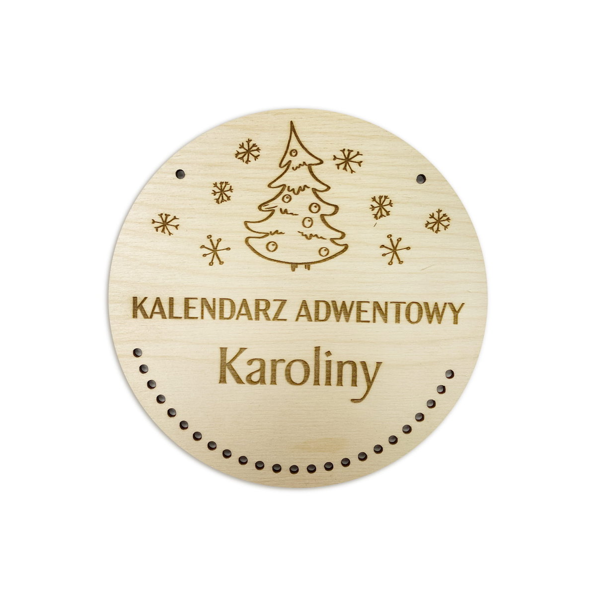 KALENDARZ ADWENTOWY z grawerem dla dziecka BAZA 02