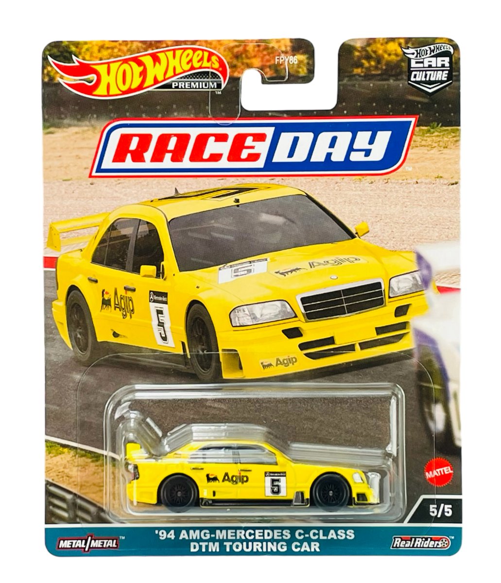 HOT WHEELS 2021 '94 AMG-MERCEDES C-CLASS DTM TOURING CAR RACE DAY 5/5 HKC62