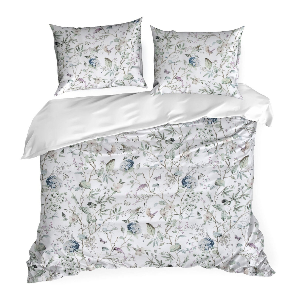 Pościel 220 x 200 3cz Satyna Bawełniana Spring 56