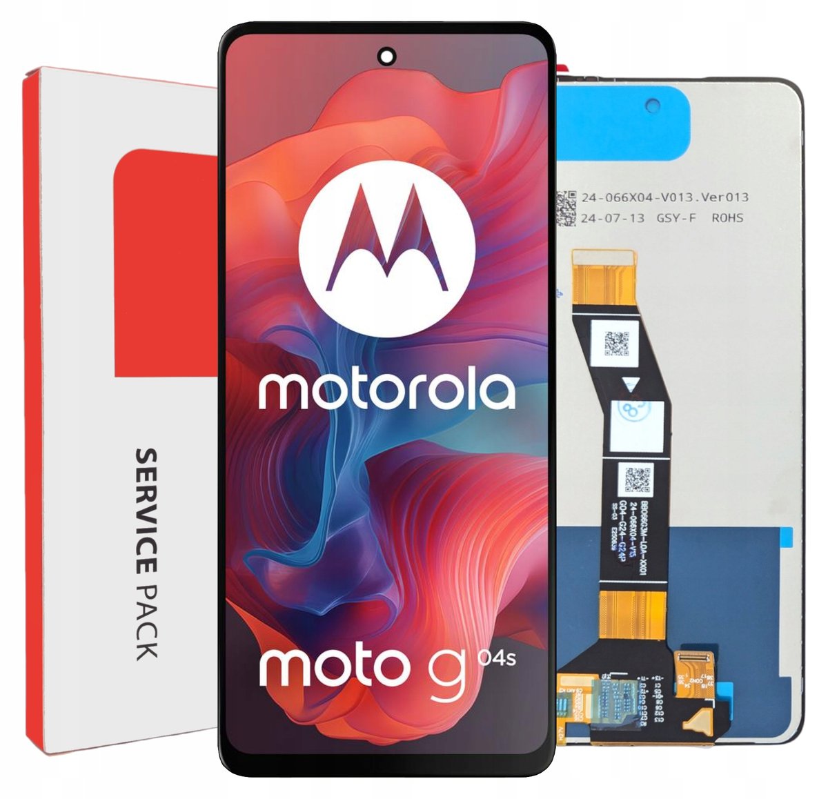 ORYGINAŁ WYŚWIETLACZ EKRAN LCD SZYBKA DOTYK DO MOTOROLA MOTO G04S XT2421-8