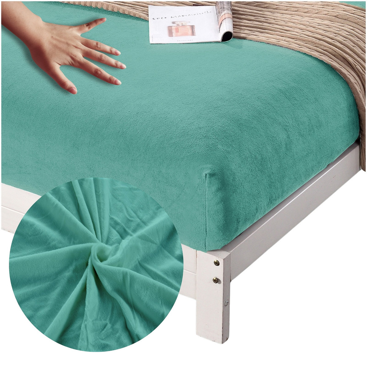 Prześcieradło 160 x 200 z Gumką Miś 08