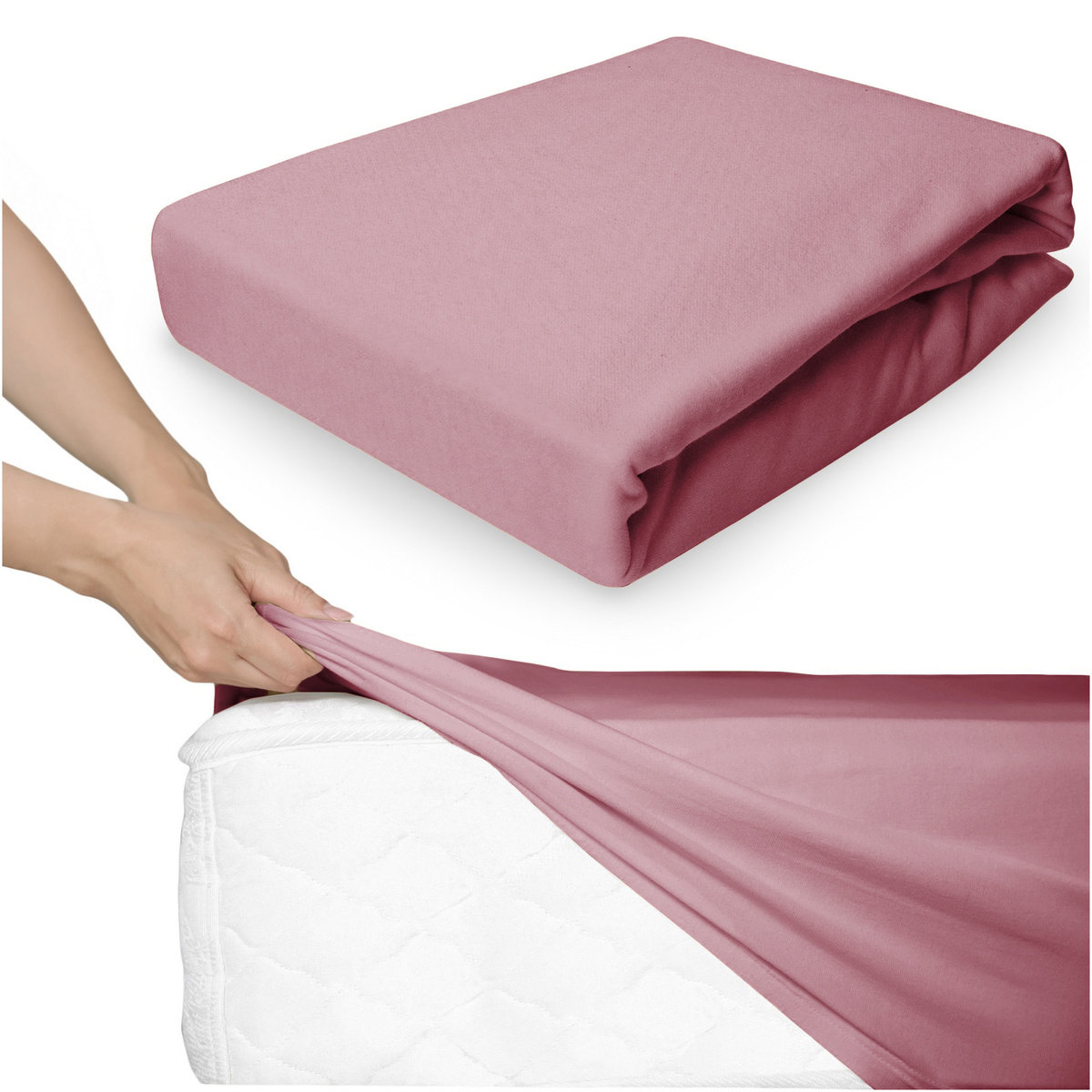 Prześcieradło 160 x 200 Jersey z Gumką Janet 12