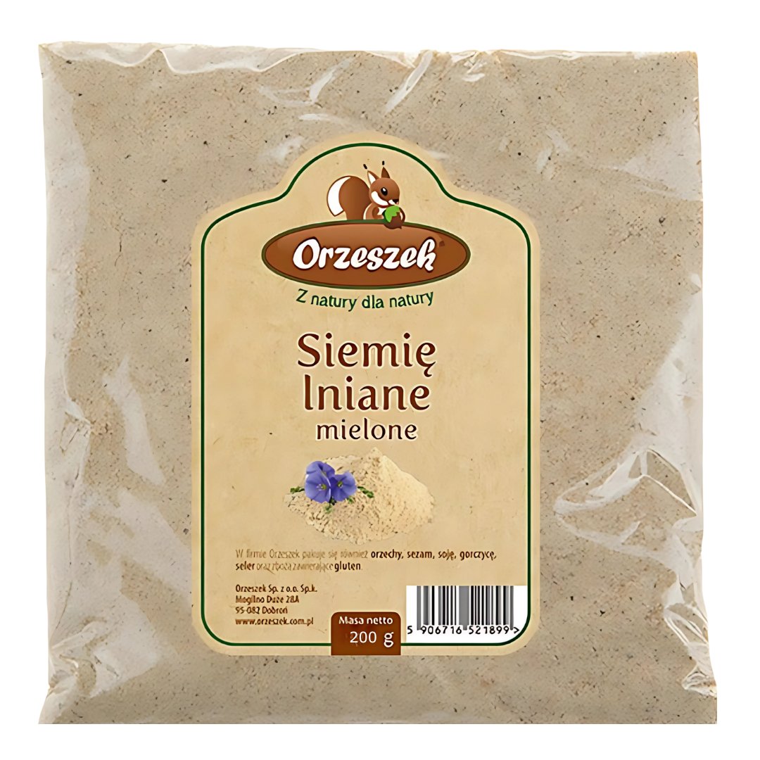 Siemię lniane - mielone Orzeszek 200g
