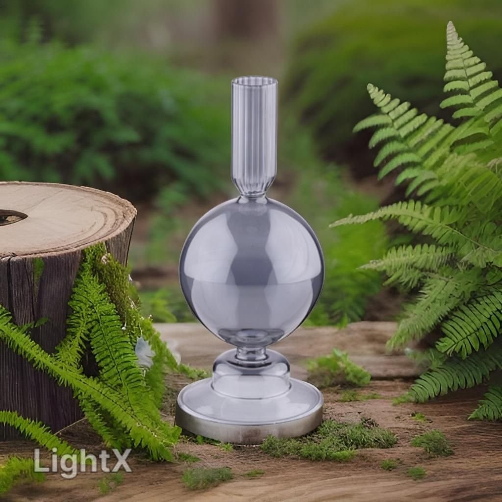 Świecznik dekoracyjny szklany 8x18 cm Articasa