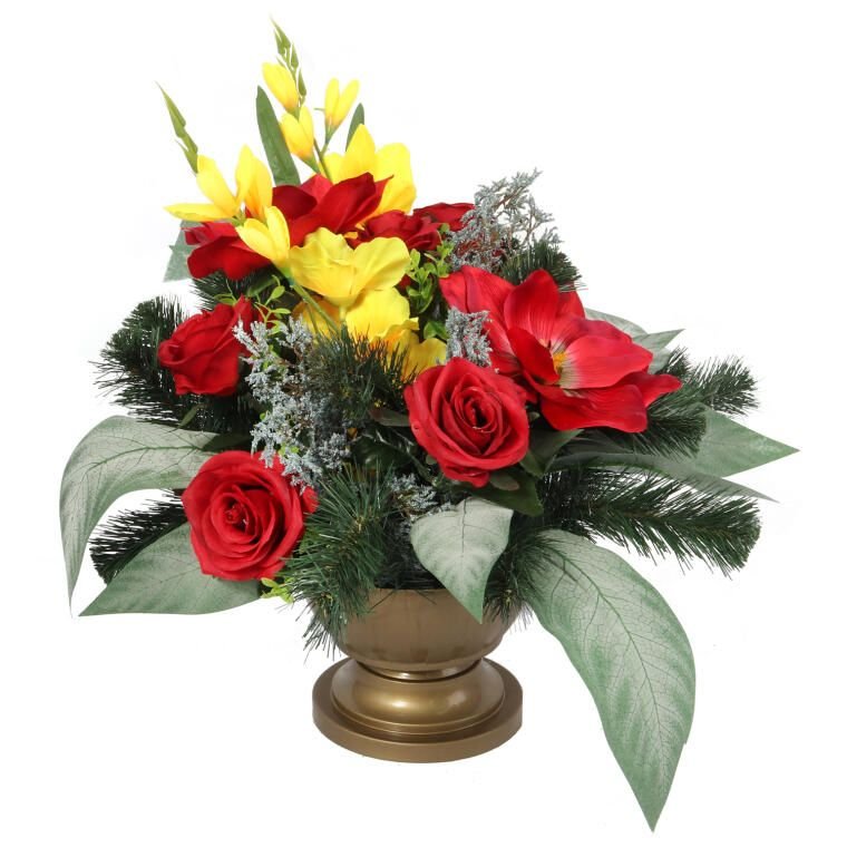 Stroik Nagrobny Elegancka Kompozycja w Stonowanych