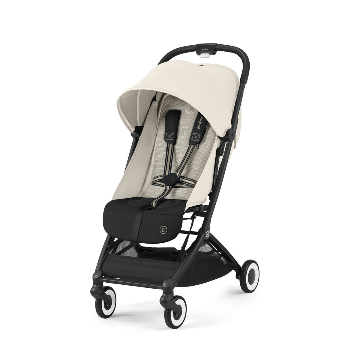 CYBEX ORFEO '25 lekki 6,3kg wózek spacerowy do samolotu Canvas White beige