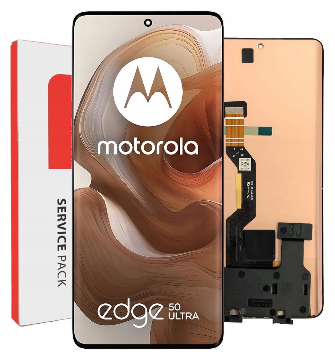 ORYGINAŁ WYŚWIETLACZ EKRAN LCD SZYBKA DOTYK DO MOTOROLA EDGE 50 ULTRA