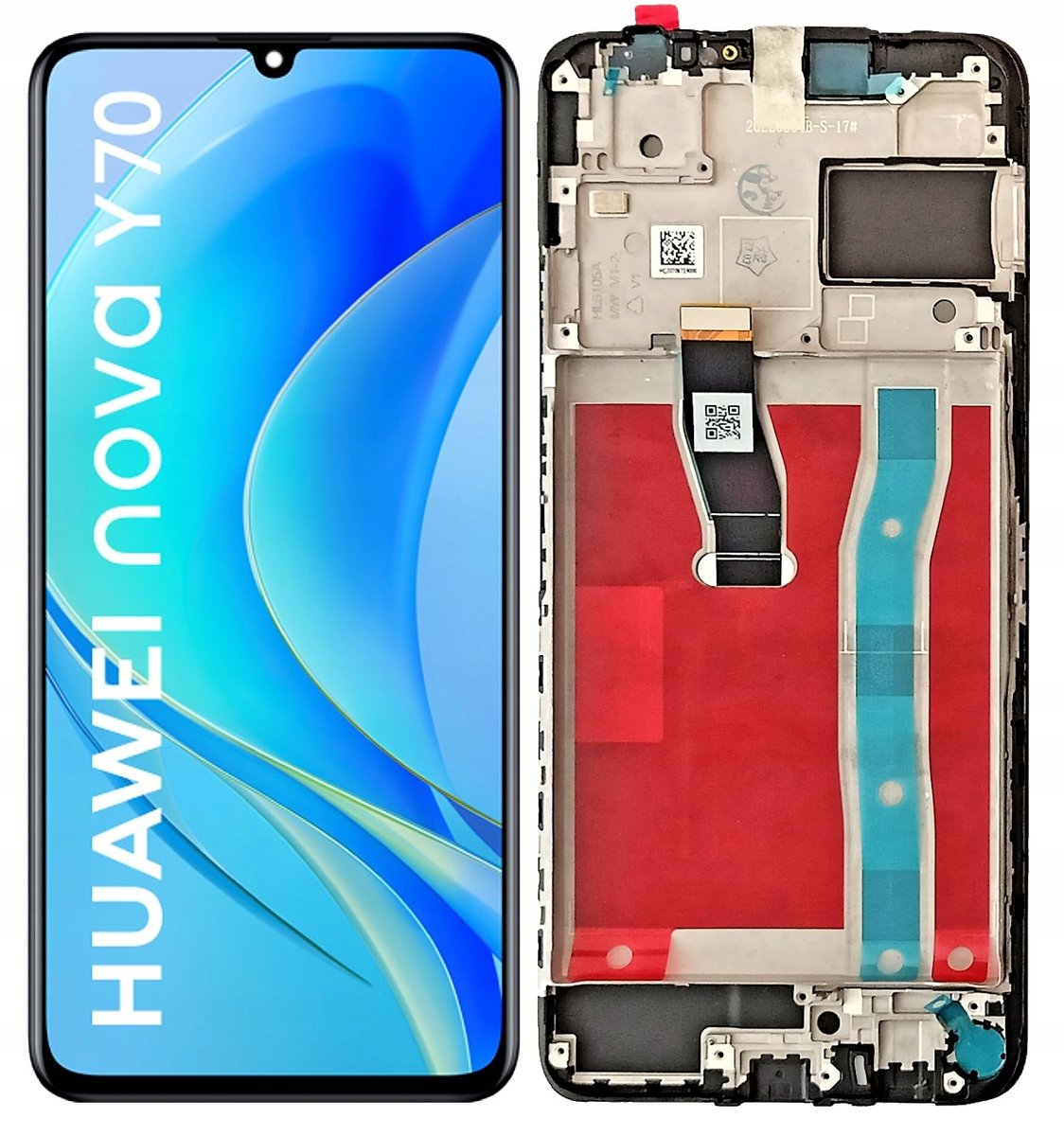 WYŚWIETLACZ EKRAN LCD DO HUAWEI NOVA Y70 RAMKA