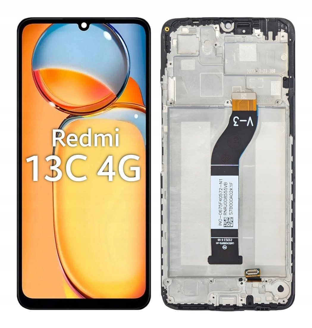 WYŚWIETLACZ EKRAN LCD DO XIAOMI REDMI 13C 4G RAMKA