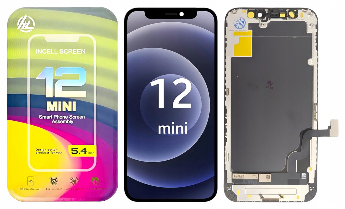 WYŚWIETLACZ EKRAN LCD SZYBKA DOTYK DO APPLE IPHONE 12 MINI INCELL A2399