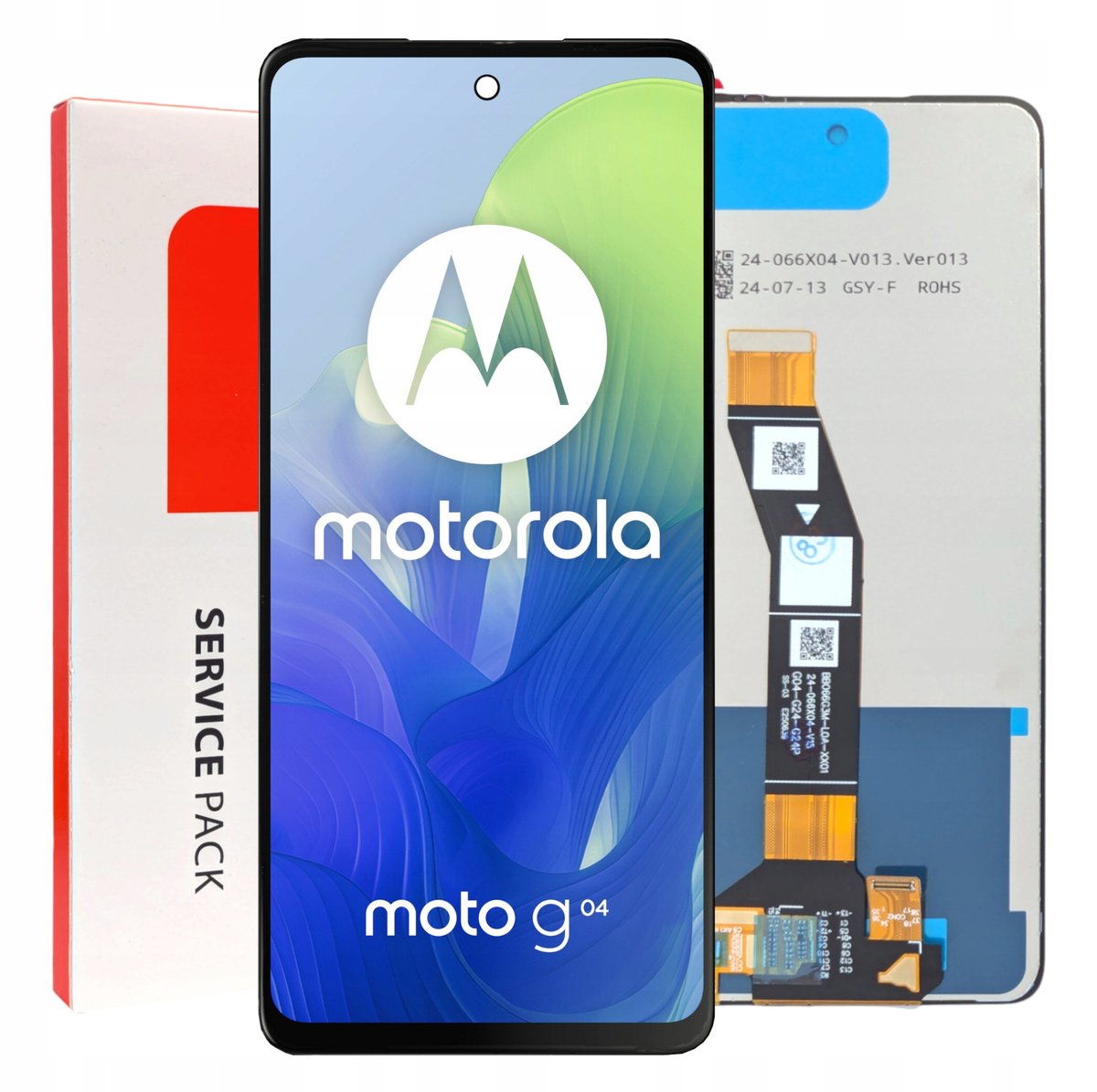 ORYGINAŁ WYŚWIETLACZ EKRAN LCD DO MOTOROLA MOTO G04 XT2421-2