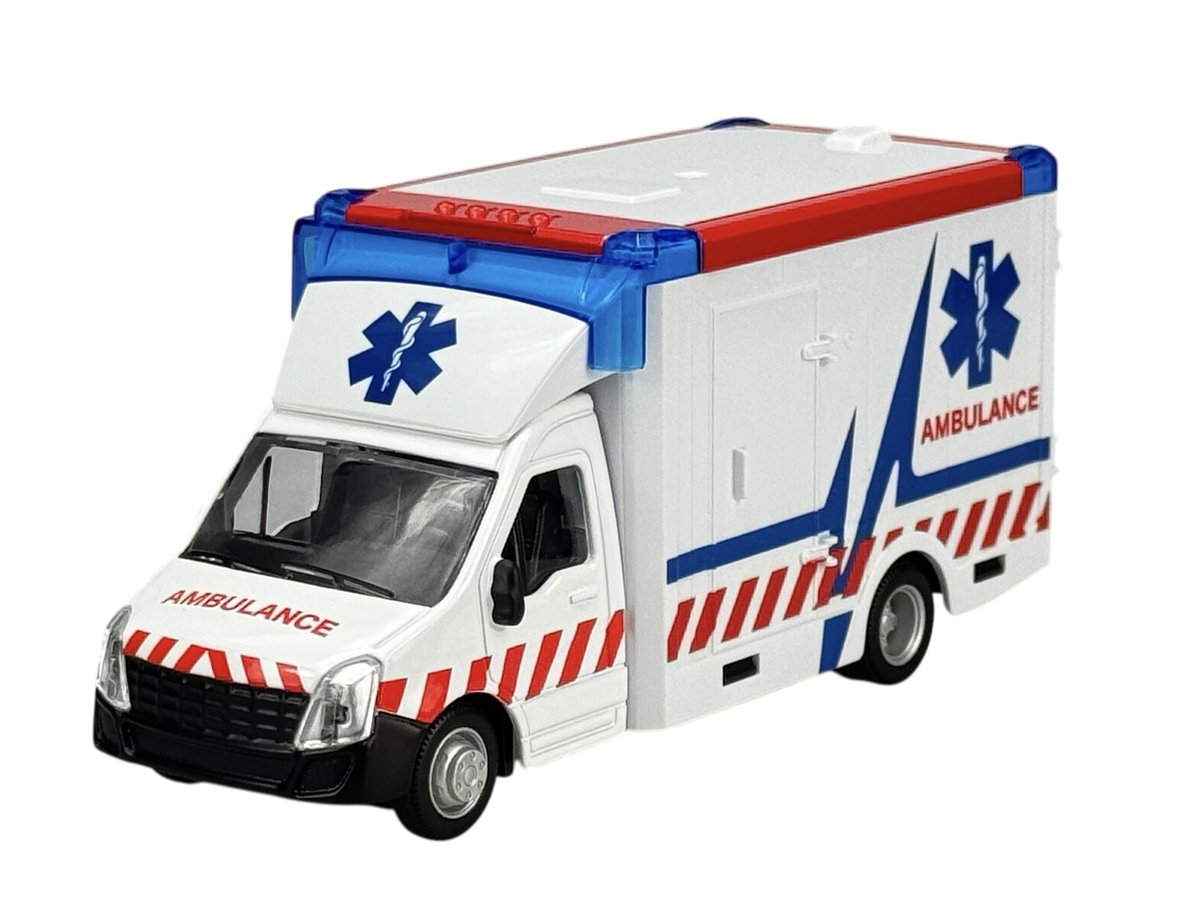 BBURAGO POJAZDY SŁUŻB MIEJSKICH KARETKA 15cm 32266