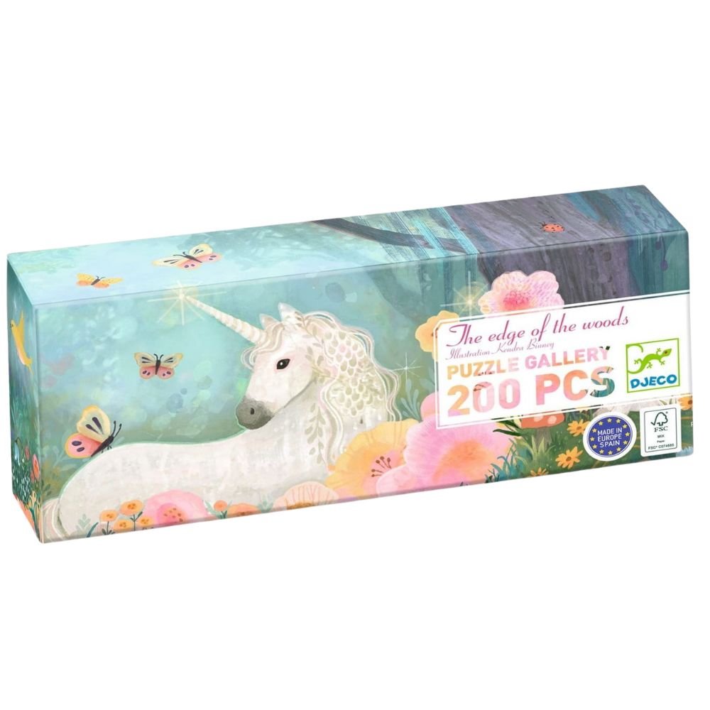 Puzzle tekturowe Djeco - Jednorożce 200 el.