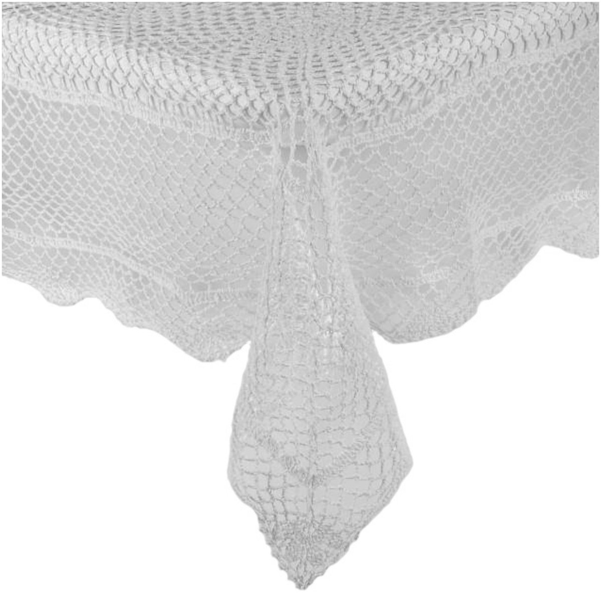 Bieżnik 50 x 100 Szydełkowy wz. 021 Biały