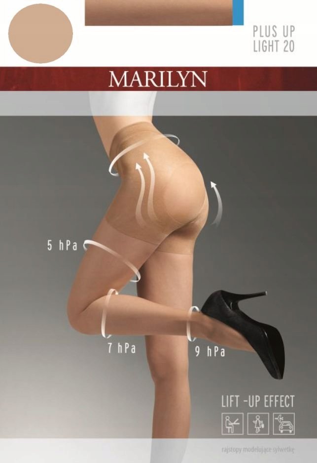 Rajstopy Wyszczuplające Modelujące Relaksujące Marilyn Plus Up 20 Den 4-L