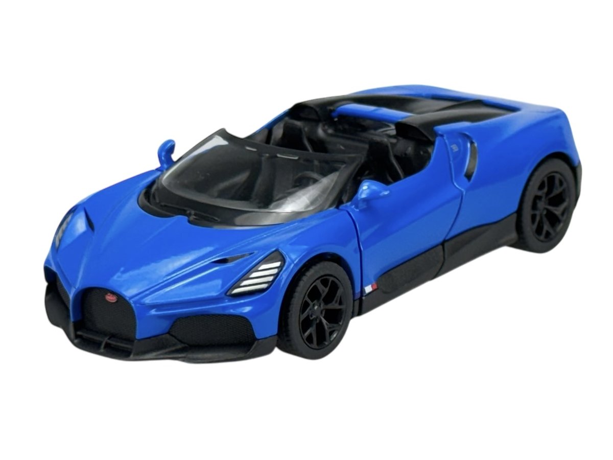 KINSMART BUGATTI MISTRAL NIEBIESKI 1:36 BEZ PUDEŁKA KT5460