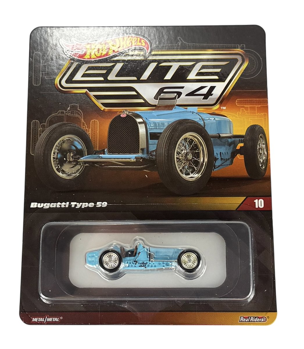 HOT WHEELS ELITE 64 BUGATTI TYPE 59 HNJ62