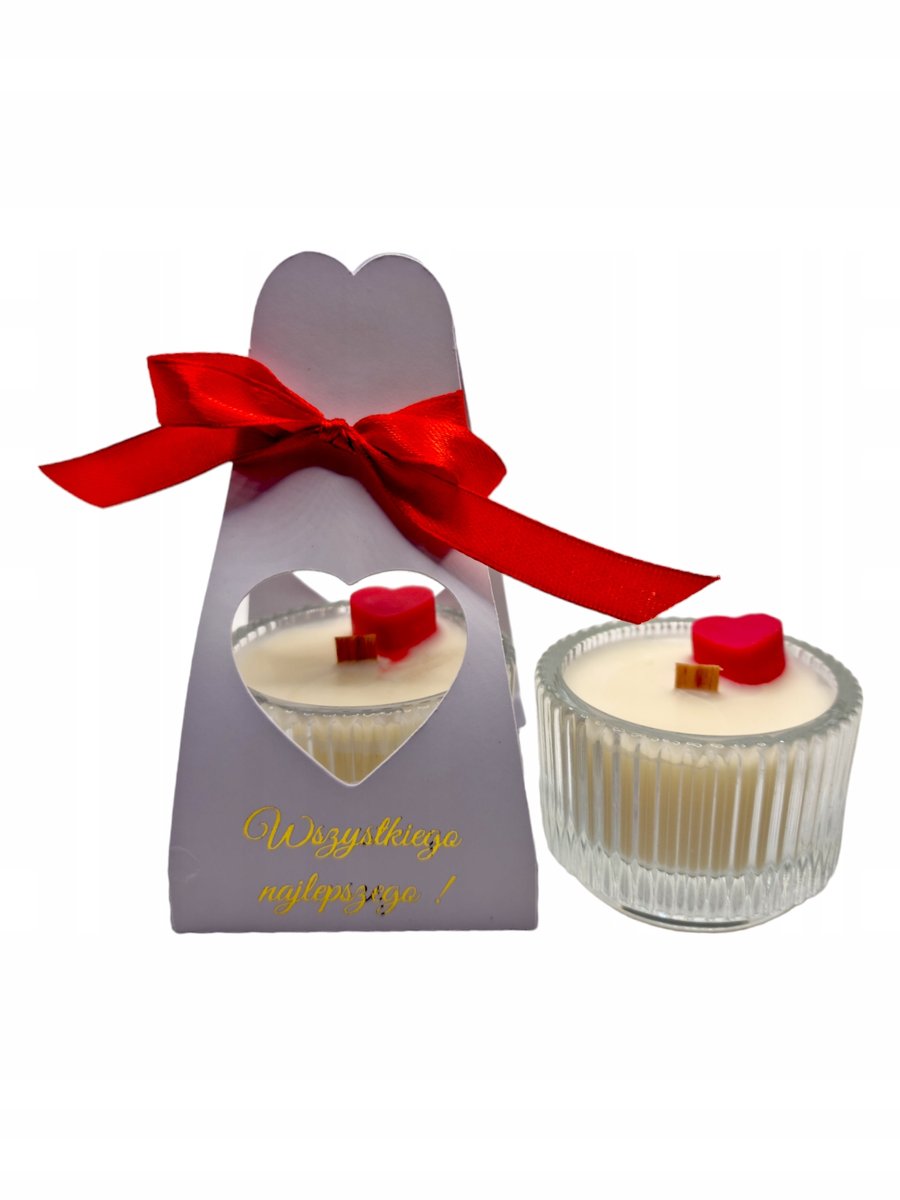 Świeca sojowa podziękowanie dla gości komunia ślub chrzest Świeże Winogrono