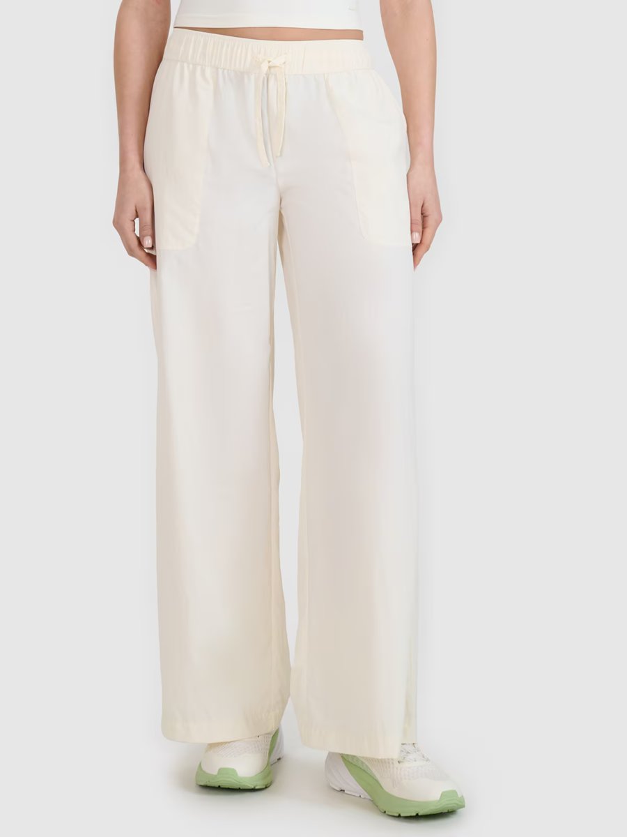 4F Spodnie damskie casual z szerokimi nogawkami 4FWSS25TTROF1012-11S Biały Roz. XXL