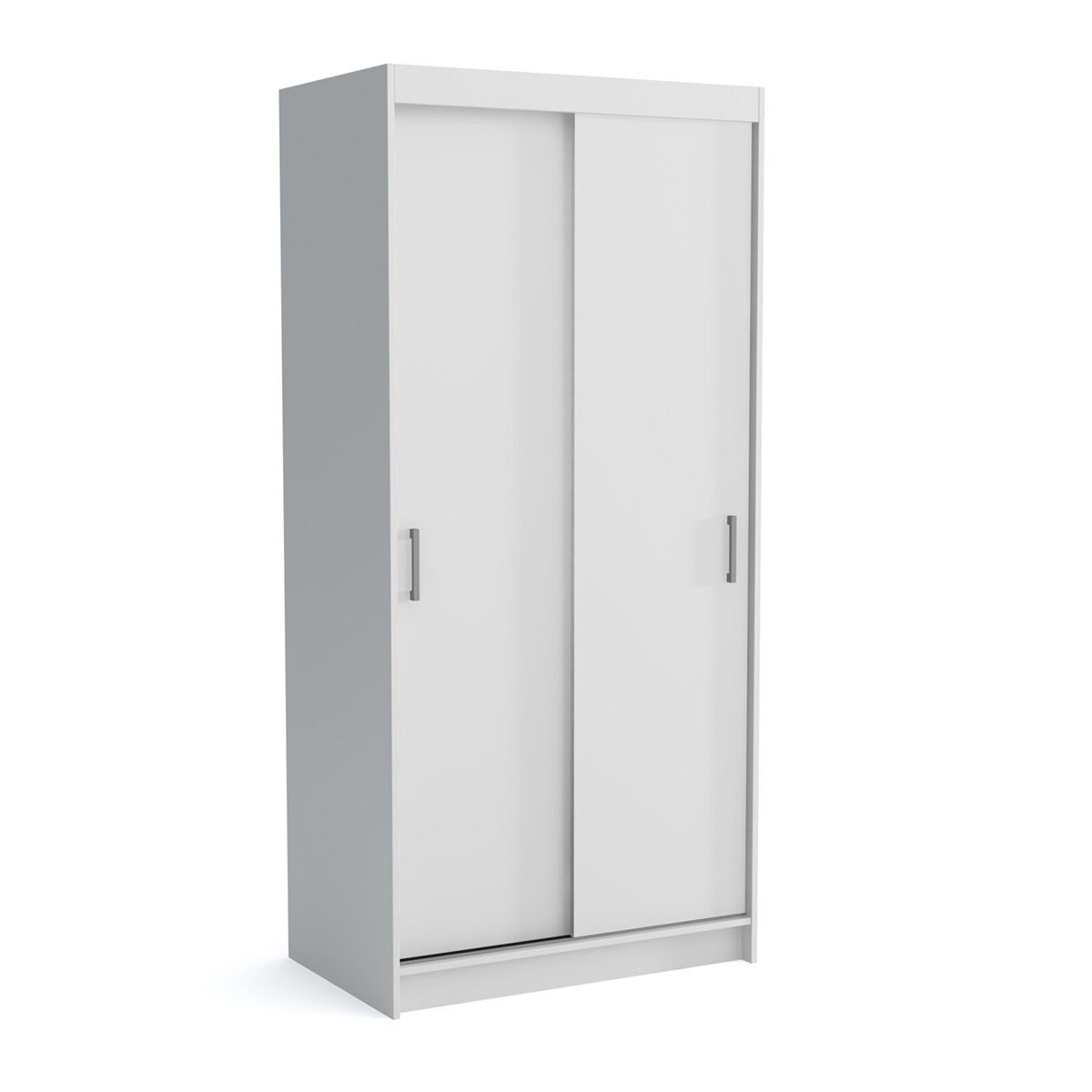 Szafa przesuwna NICO 1 110cm biała z oświetleniem LED dwudrzwiowa