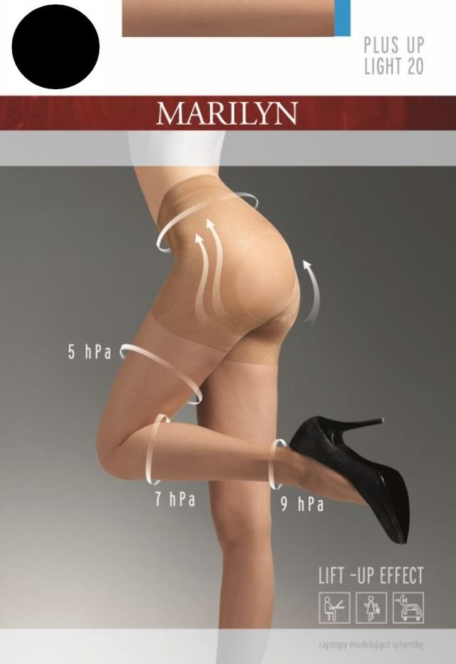 Rajstopy Wyszczuplające Modelujące Relaksujące Marilyn Plus Up 20 Den 5-Xl