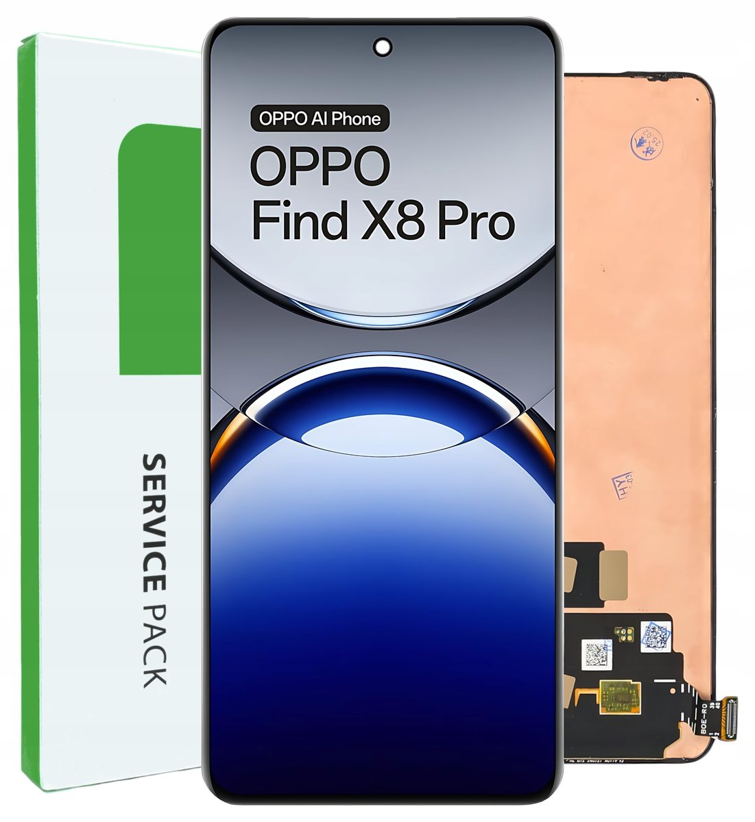 ORYGINAŁ WYŚWIETLACZ EKRAN LCD SZYBKA DOTYK DO OPPO FIND X8 PRO CPH2659