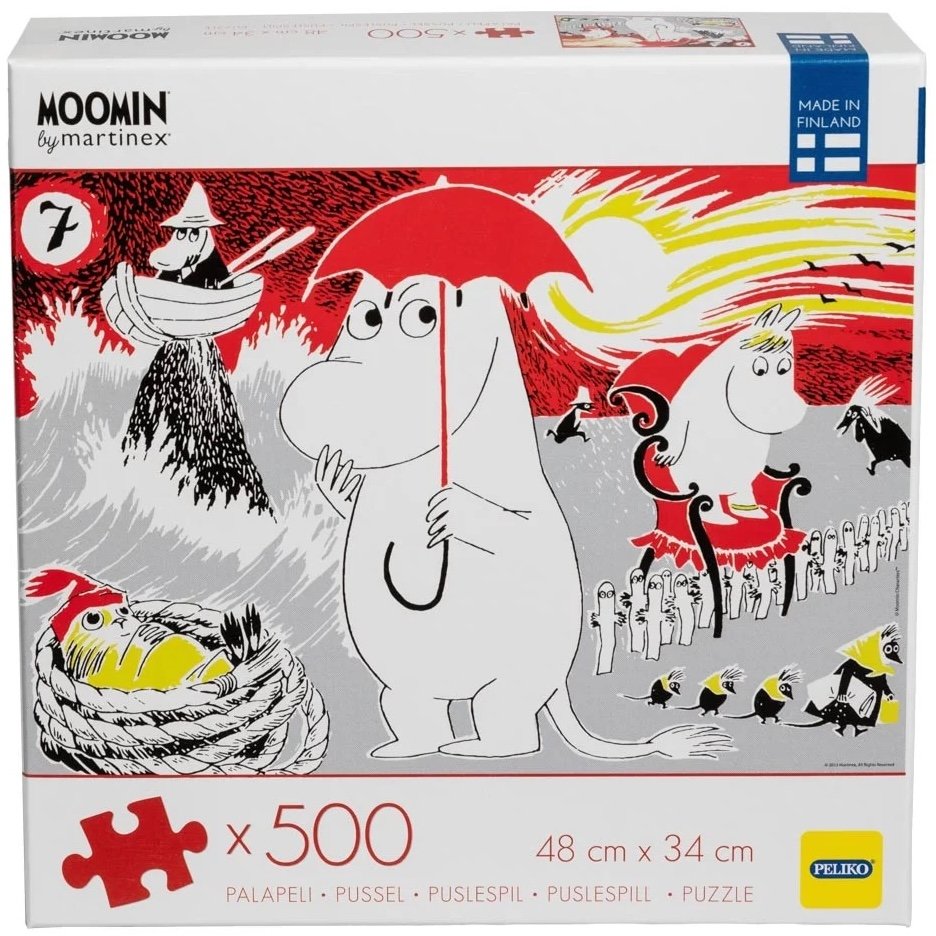 Puzzle MUMINKI 500 el. MOOMIN PELIKO DOLINA Muminków dla dzieci i DOROSŁYCH