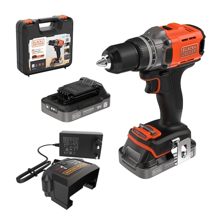 Black & Decker BCD382D2XK-QW Pomarańczowy