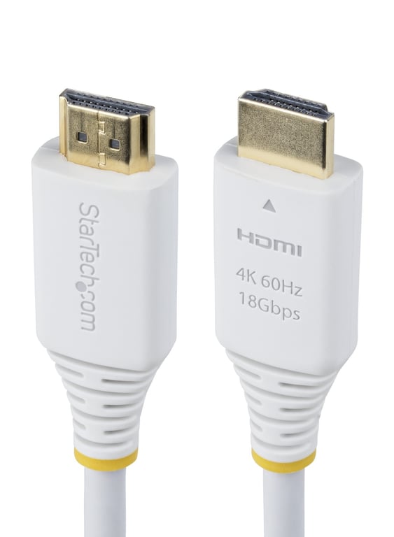 StarTech HDMI2-CABLE-4K60-6FW kabel HDMI 1,8 m HDMI Typu A (Standard) Biały HDMI2-CABLE-4K60-6FW