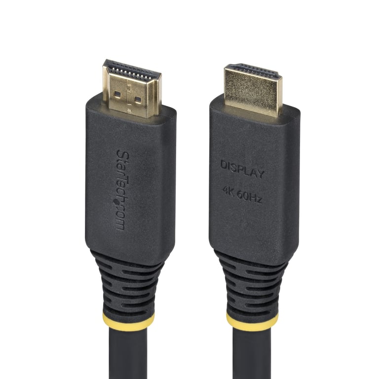 StarTech HDMI2-CABLE-4K60-15M kabel HDMI HDMI Typu A (Standard) Czarny HDMI2-CABLE-4K60-15M
