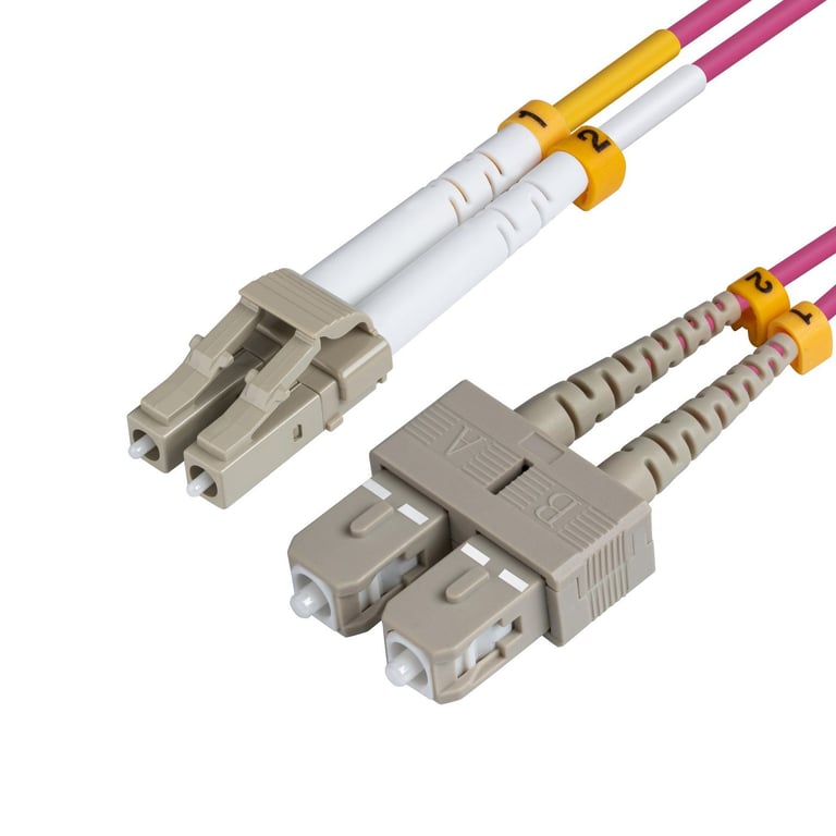 Microconnect FIB422007P kabel InfiniBand / światłowodowy 7 m LC SC Fioletowy FIB422007P