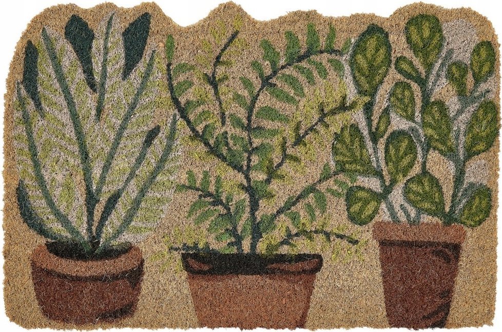 Beliani Wycieraczka kokosowa 40 x 60 cm naturalna ANAMUDI