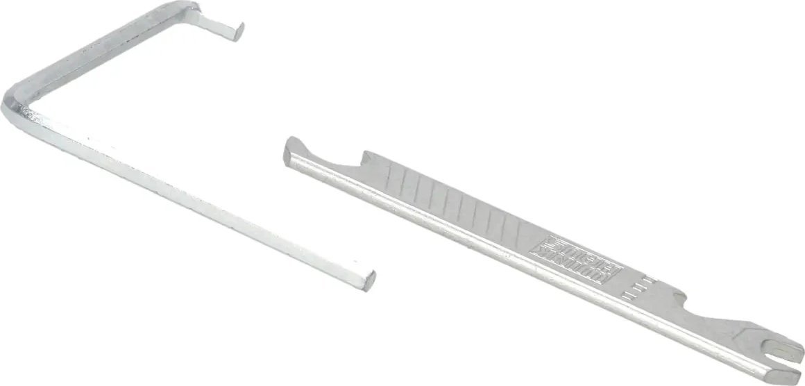Dedra Zestaw 2szt: klucz imbus 4mm, 75x75mm + klucz do regul.okien