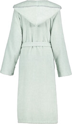 Cawo Szlafrok damski Kapuze Eukalyptus