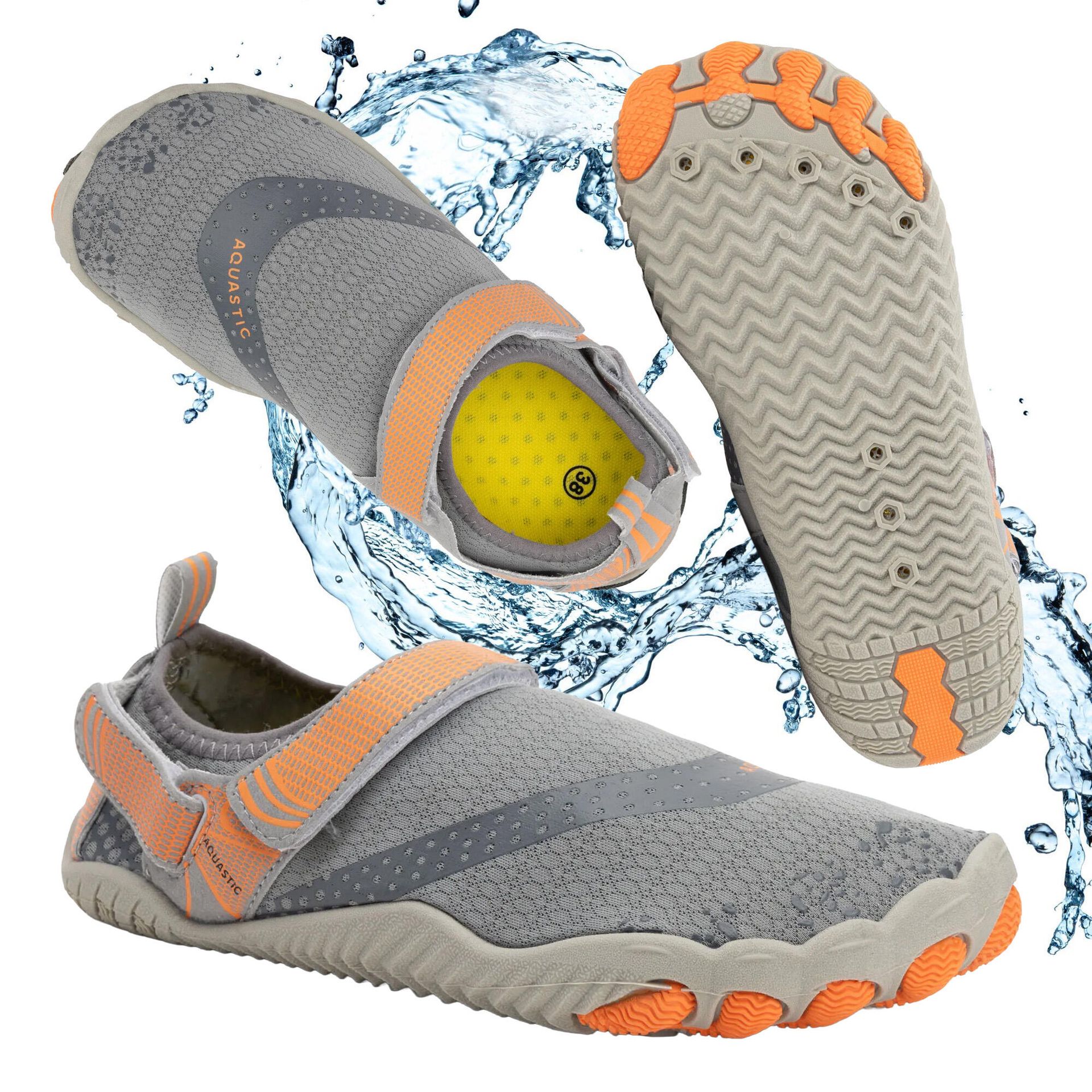 Buty do wody dziecięce AQUASTIC Aqua WS083 szare