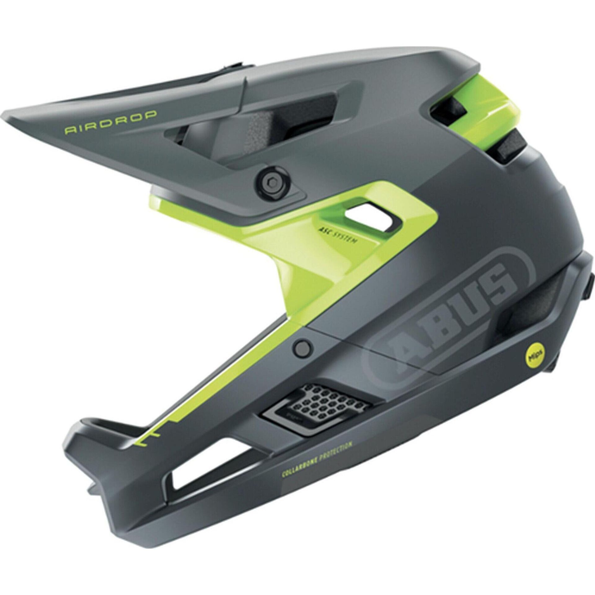 Abus AirDrop MIPS Concrete Grey S-M Kask rowerowy