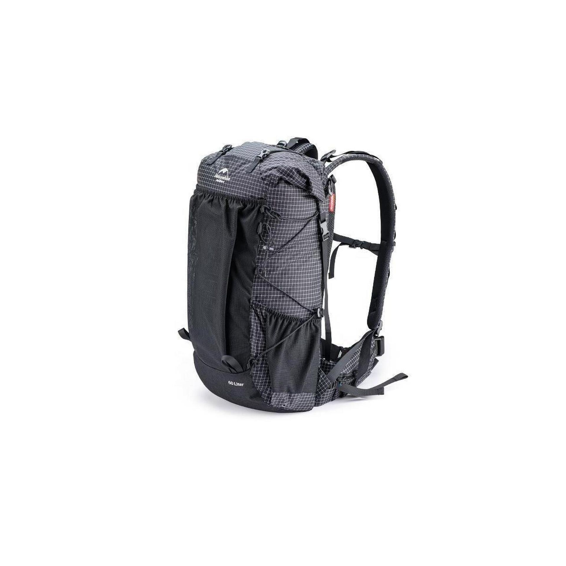 NATUREHIKE Plecak turystyczny ROCK HIKING 60+5 L dyneema fabric black