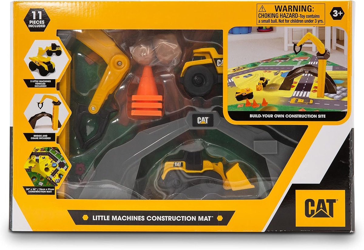 CAT zestaw budowa + akcesoria + mata