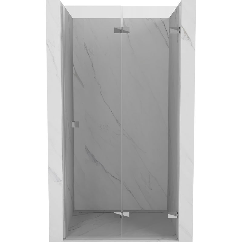 Mexen Lunar-F drzwi prysznicowe składane prawe 60 cm, transparent, chrom - 836-060-000-01-00-P