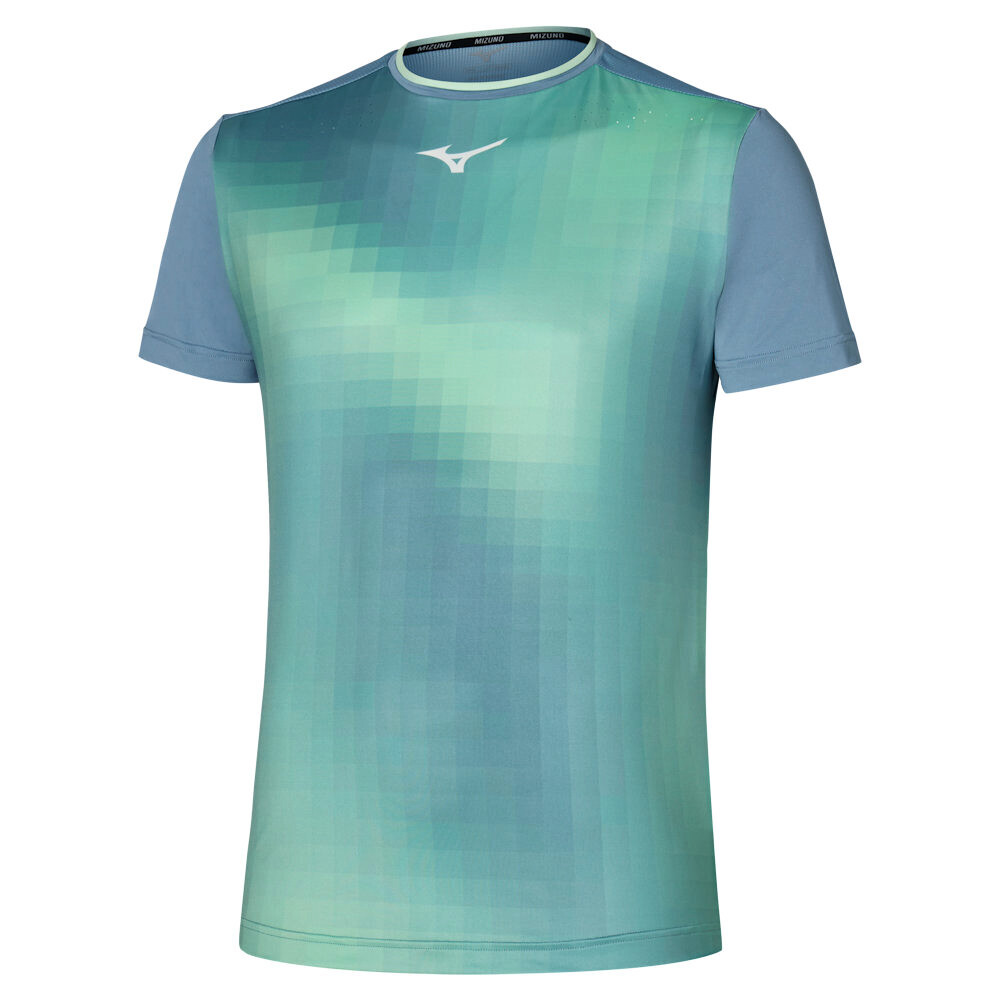 Koszulka męska Mizuno Frontier Shadow Graphic Tee M Citadel XL