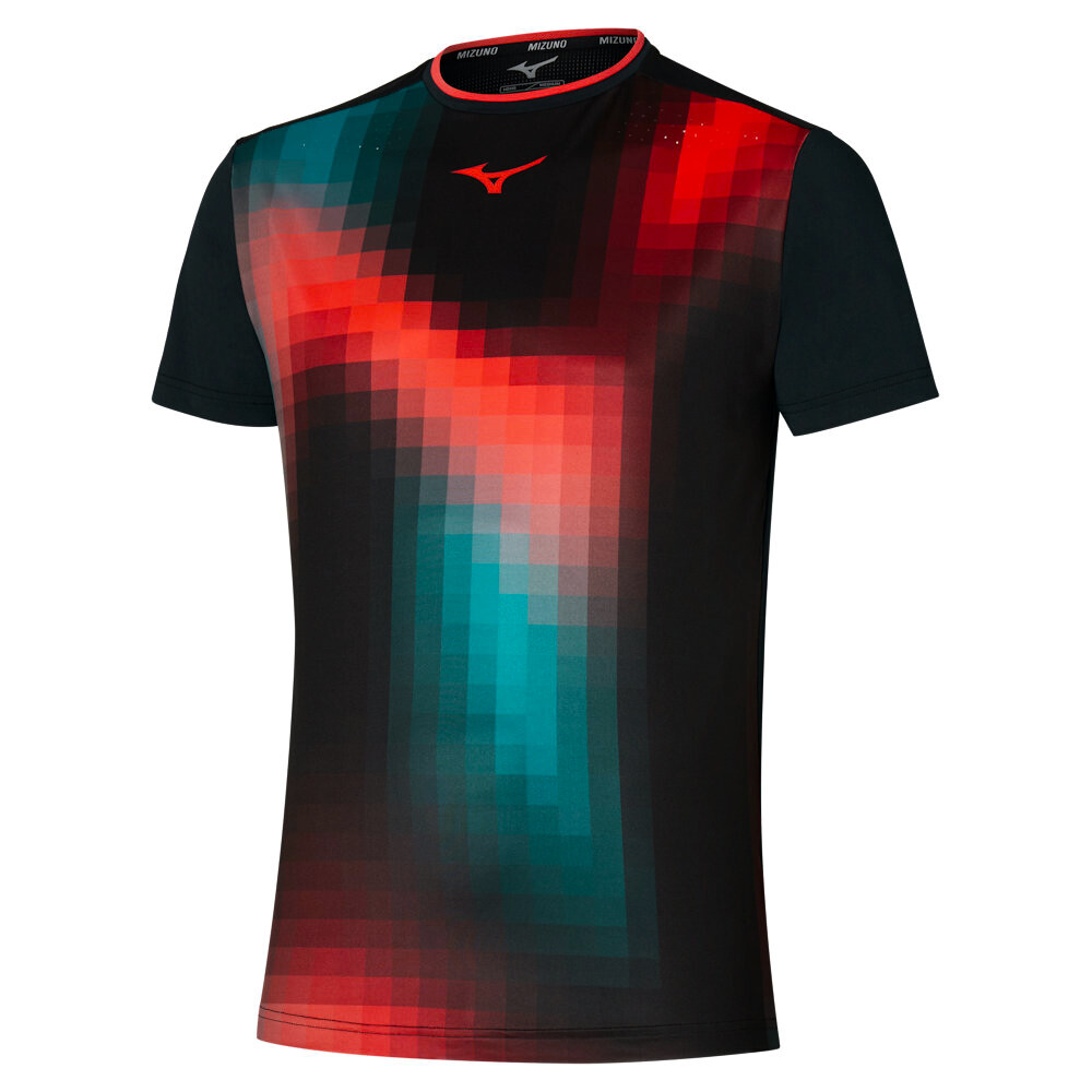 Koszulka męska Mizuno Frontier Shadow Graphic Tee M Black XL