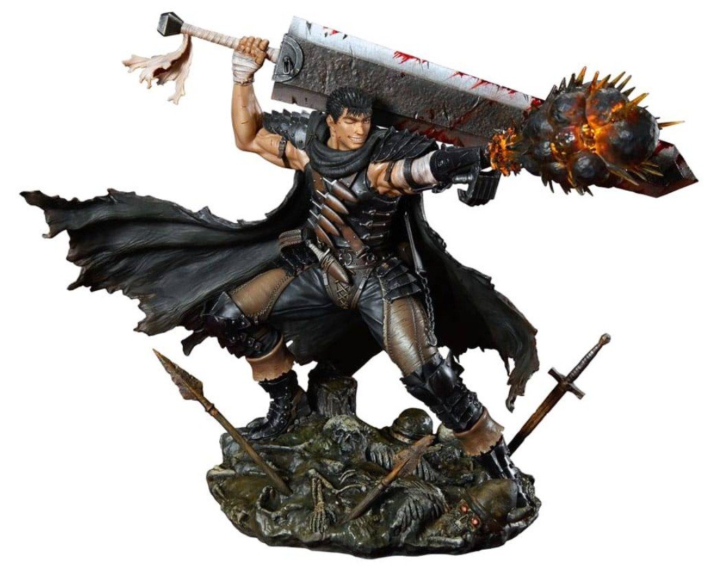 berserk pvc statuetka 1/7 guts black swordsman ver. 26 cm figurka medicom