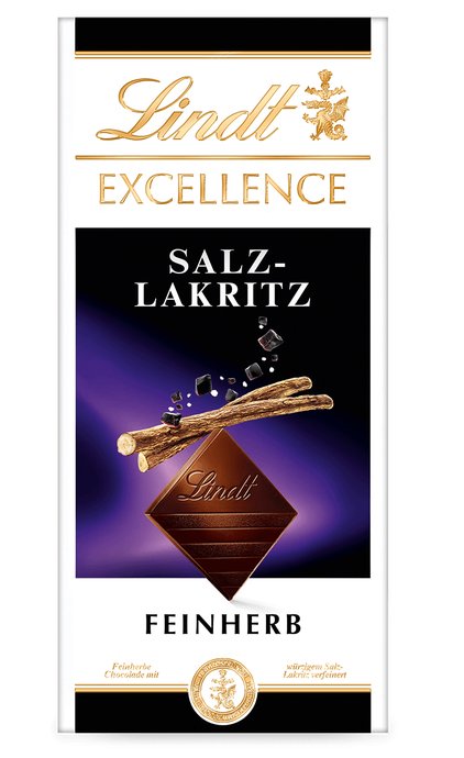 LINDT Excellence Salz-Lakritz 100g