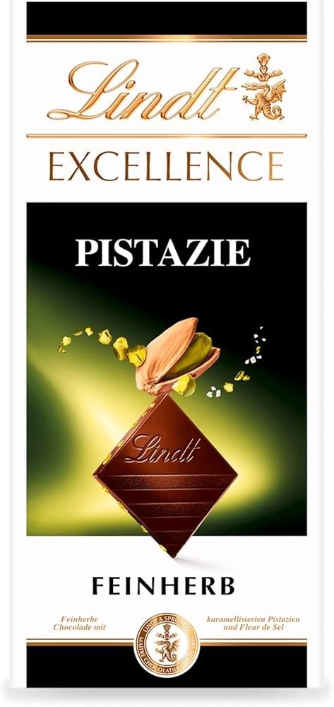 LINDT Excellence Pistazie ciemna pistacjowa czekolada 100g