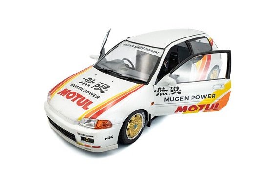 Solido Honda Civic Eg6 Mugen Racing 1992 Whi 1:18 1810404