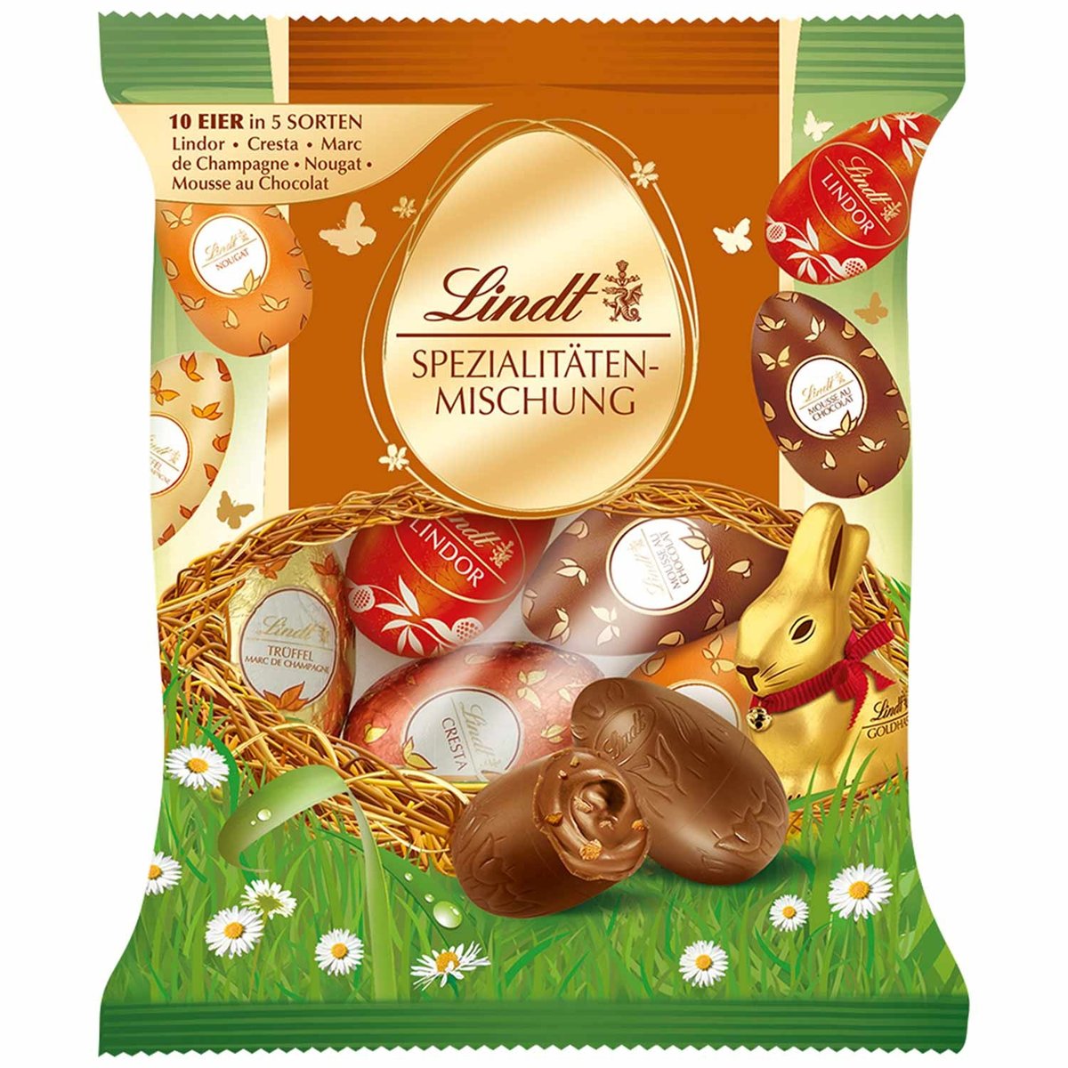 LINDT Spezialitaten jajka wielkanocne 180g 5 smaków